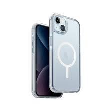 Чехол UNIQ COMBAT (AF) (MagSafe) для iPhone 15 Pro, Прозрачный/Белый Чехол UNIQ COMBAT (AF) (MagSafe) для iPhone 15 Pro, Прозрачный/Белый