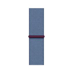 Умные часы Apple Watch SE 2023 GPS 44mm Silver Aluminium Case with Winter Blue Sport Loop (MREF3)